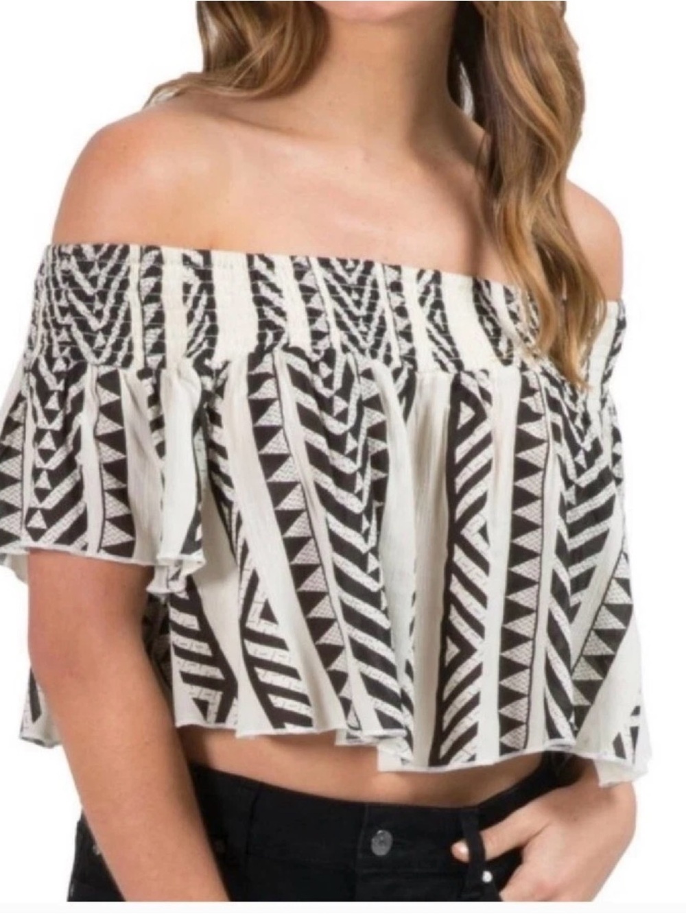 Elan tribal crop top
